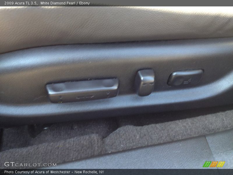 White Diamond Pearl / Ebony 2009 Acura TL 3.5