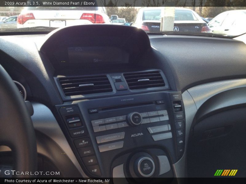 White Diamond Pearl / Ebony 2009 Acura TL 3.5