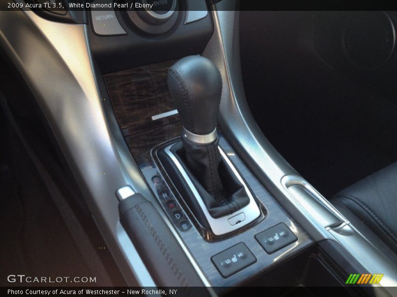 White Diamond Pearl / Ebony 2009 Acura TL 3.5
