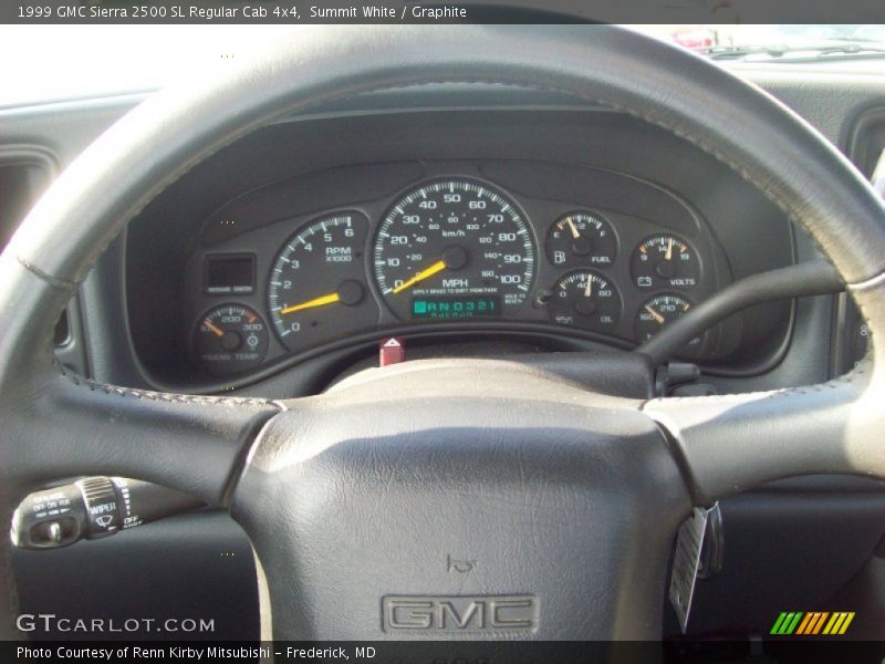 Summit White / Graphite 1999 GMC Sierra 2500 SL Regular Cab 4x4