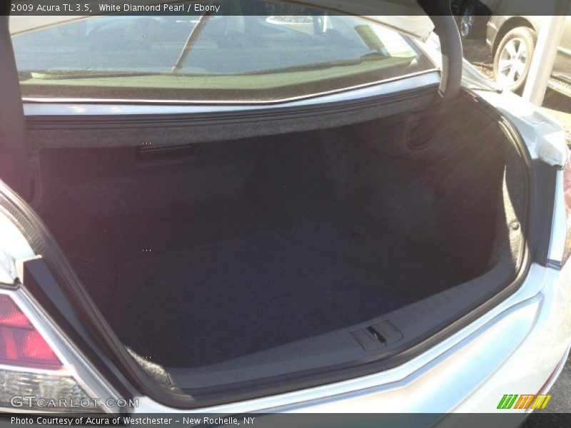 White Diamond Pearl / Ebony 2009 Acura TL 3.5