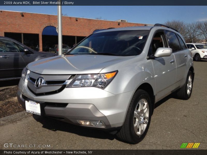 Billet Silver Metallic / Ebony 2009 Acura MDX