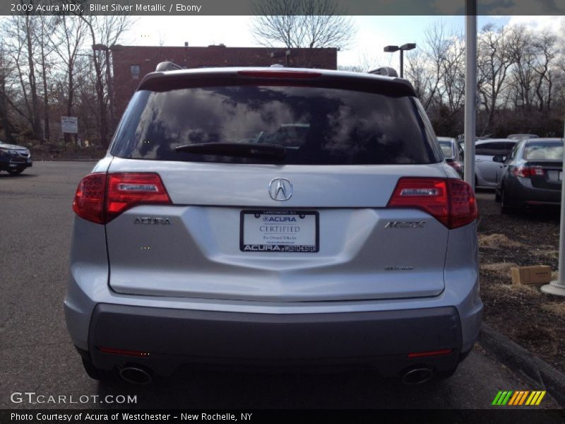 Billet Silver Metallic / Ebony 2009 Acura MDX