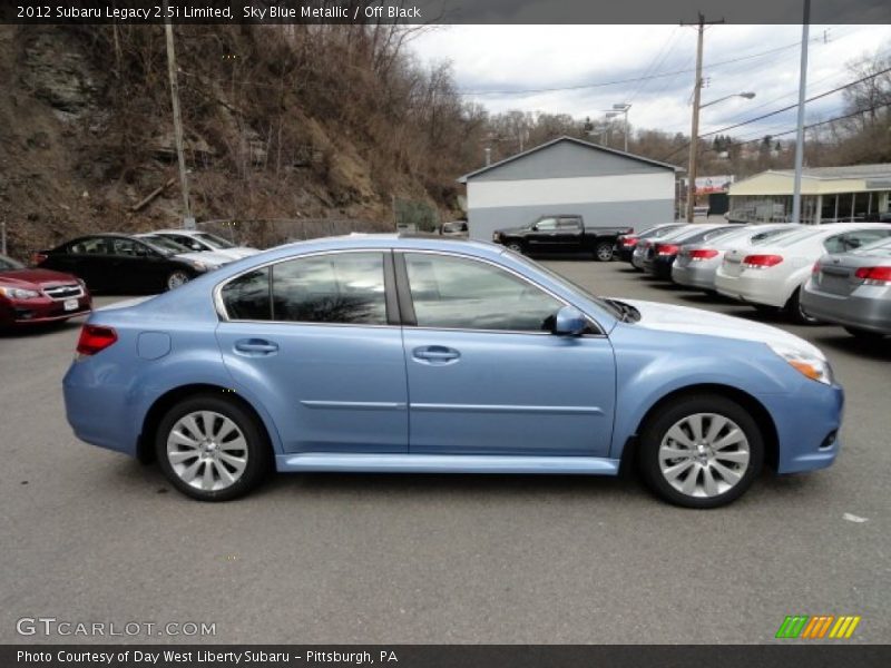 Sky Blue Metallic / Off Black 2012 Subaru Legacy 2.5i Limited