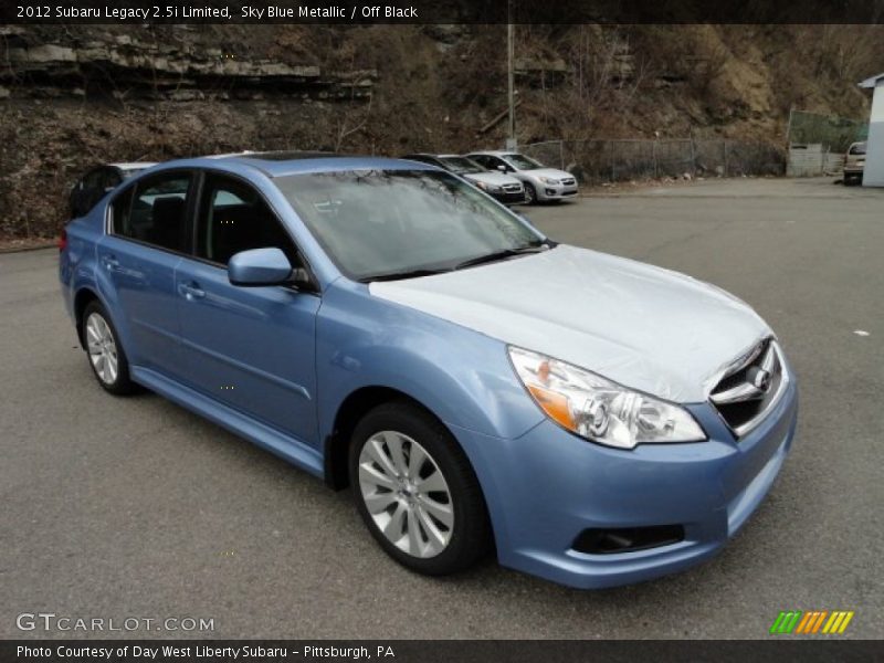 Sky Blue Metallic / Off Black 2012 Subaru Legacy 2.5i Limited