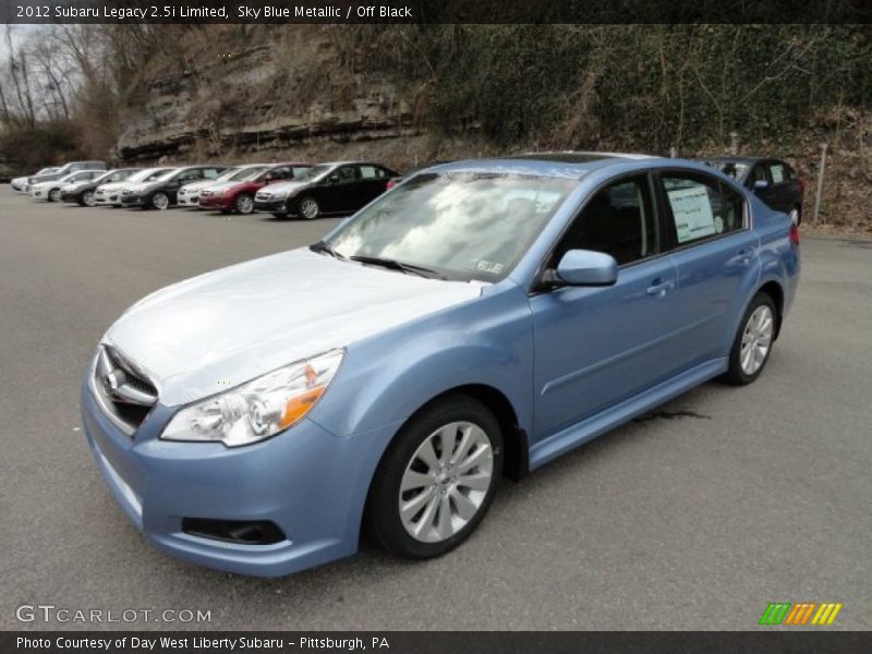 Sky Blue Metallic / Off Black 2012 Subaru Legacy 2.5i Limited