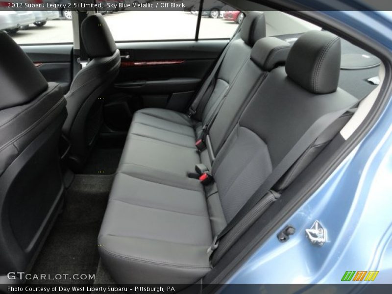 Sky Blue Metallic / Off Black 2012 Subaru Legacy 2.5i Limited