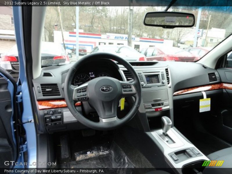Sky Blue Metallic / Off Black 2012 Subaru Legacy 2.5i Limited
