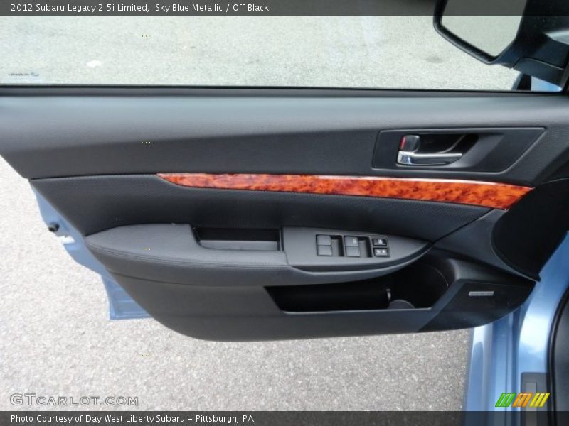 Sky Blue Metallic / Off Black 2012 Subaru Legacy 2.5i Limited