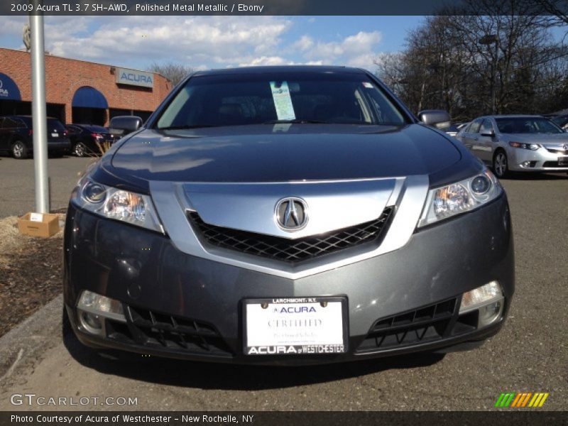 Polished Metal Metallic / Ebony 2009 Acura TL 3.7 SH-AWD