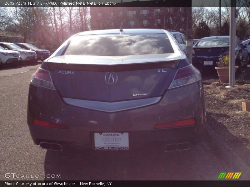 Polished Metal Metallic / Ebony 2009 Acura TL 3.7 SH-AWD