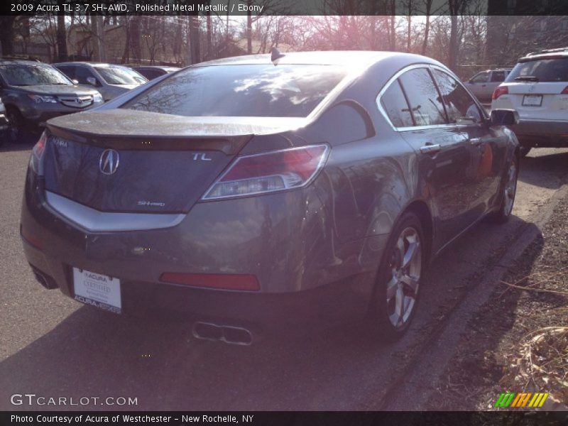 Polished Metal Metallic / Ebony 2009 Acura TL 3.7 SH-AWD