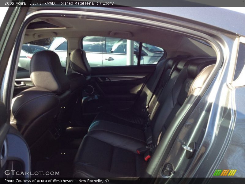Polished Metal Metallic / Ebony 2009 Acura TL 3.7 SH-AWD
