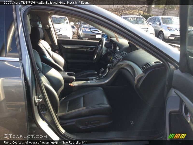 Polished Metal Metallic / Ebony 2009 Acura TL 3.7 SH-AWD