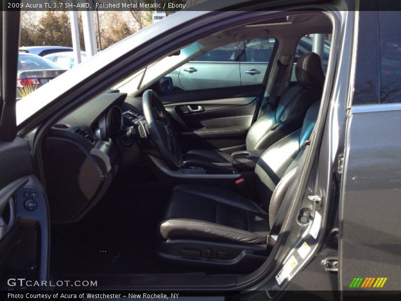 Polished Metal Metallic / Ebony 2009 Acura TL 3.7 SH-AWD