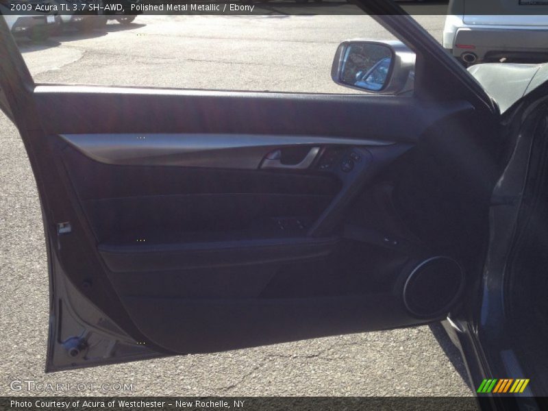 Polished Metal Metallic / Ebony 2009 Acura TL 3.7 SH-AWD
