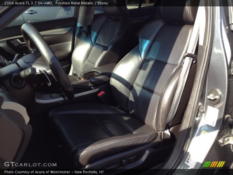 Polished Metal Metallic / Ebony 2009 Acura TL 3.7 SH-AWD