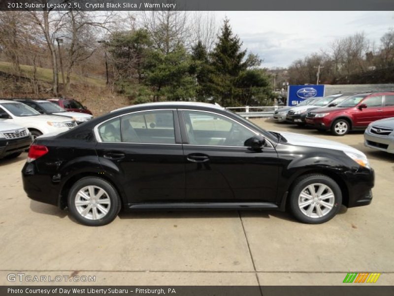 Crystal Black Silica / Warm Ivory 2012 Subaru Legacy 2.5i