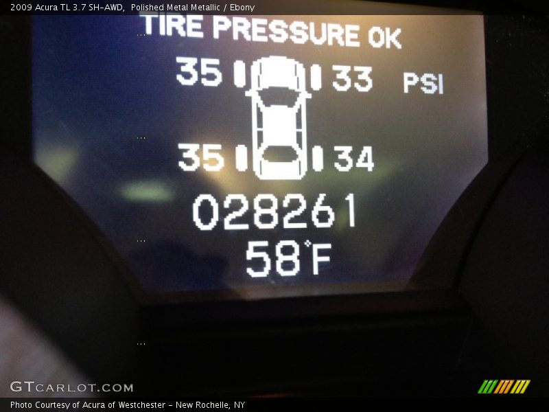 Polished Metal Metallic / Ebony 2009 Acura TL 3.7 SH-AWD