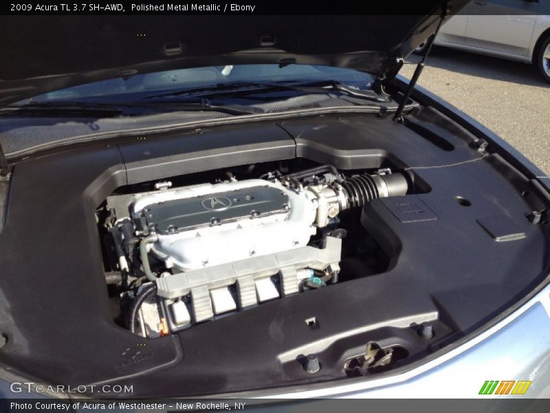 Polished Metal Metallic / Ebony 2009 Acura TL 3.7 SH-AWD