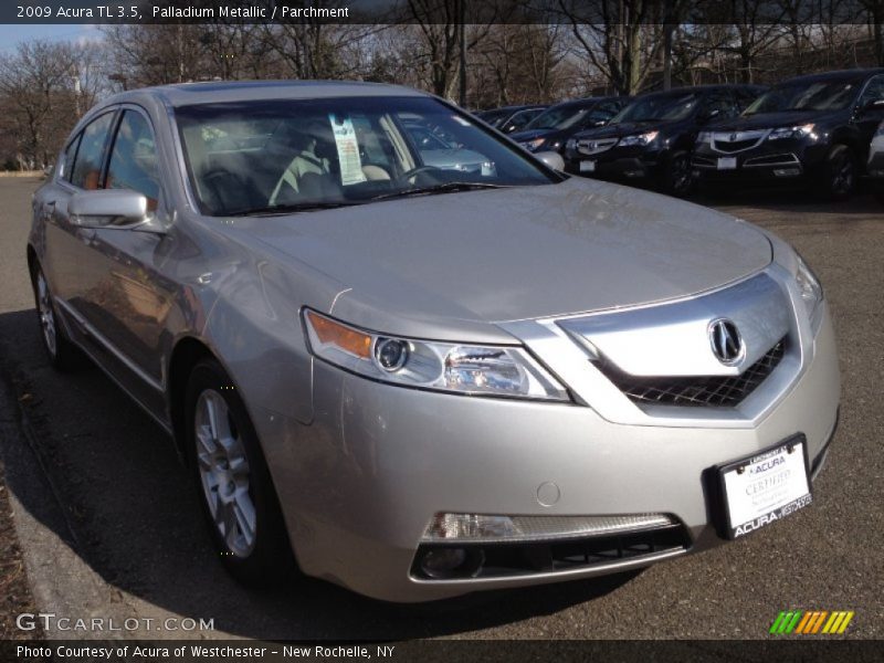 Palladium Metallic / Parchment 2009 Acura TL 3.5