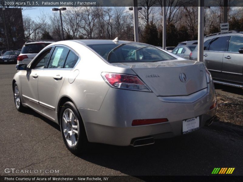 Palladium Metallic / Parchment 2009 Acura TL 3.5