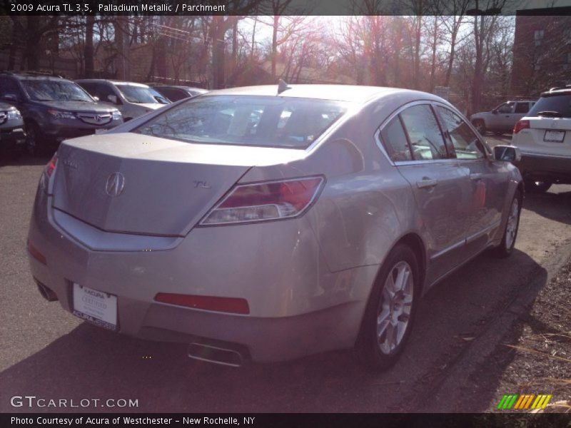 Palladium Metallic / Parchment 2009 Acura TL 3.5