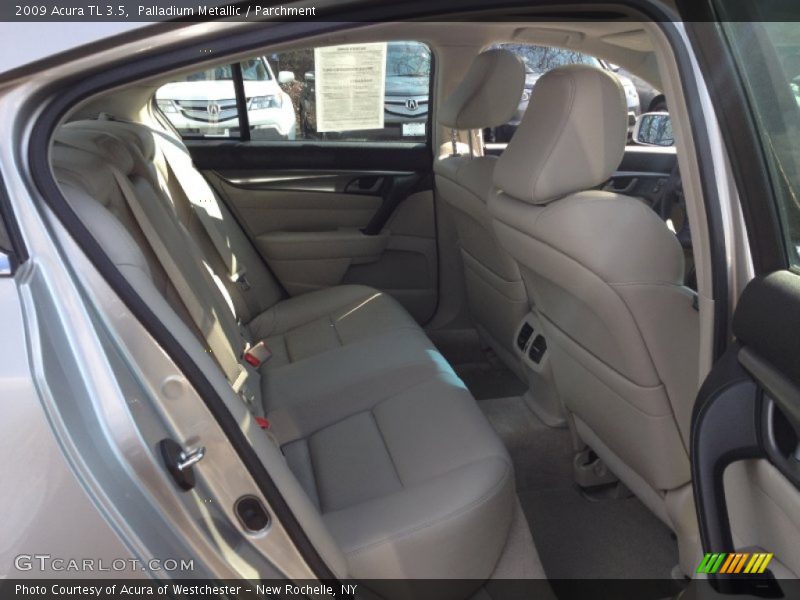 Palladium Metallic / Parchment 2009 Acura TL 3.5