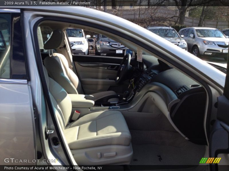 Palladium Metallic / Parchment 2009 Acura TL 3.5