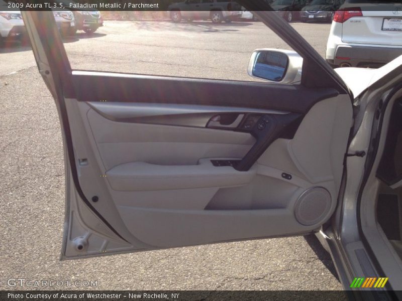 Palladium Metallic / Parchment 2009 Acura TL 3.5