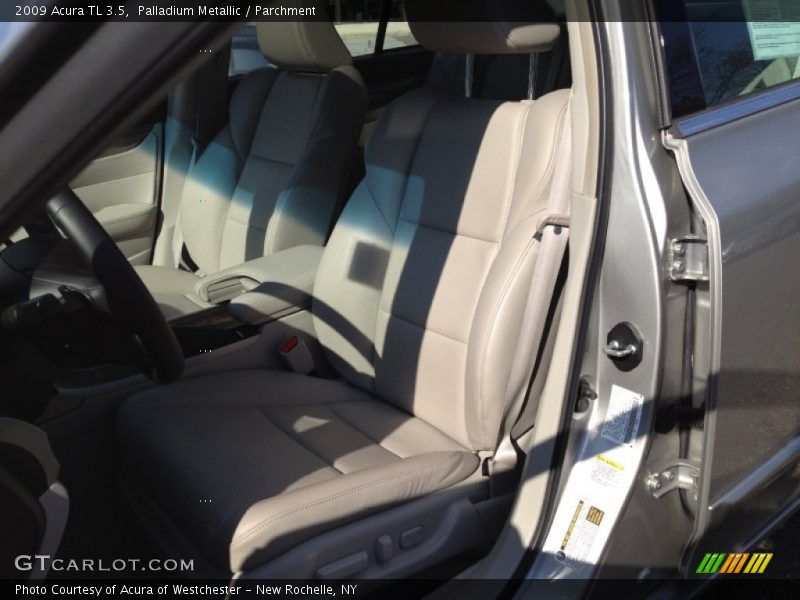 Palladium Metallic / Parchment 2009 Acura TL 3.5