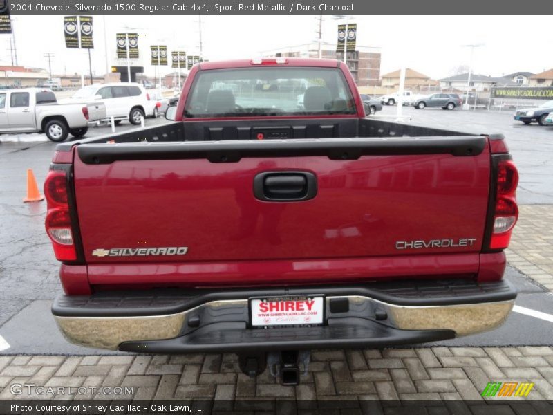 Sport Red Metallic / Dark Charcoal 2004 Chevrolet Silverado 1500 Regular Cab 4x4