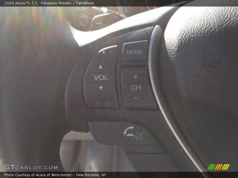 Palladium Metallic / Parchment 2009 Acura TL 3.5