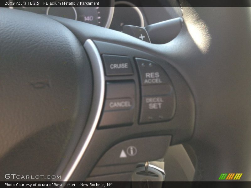 Palladium Metallic / Parchment 2009 Acura TL 3.5