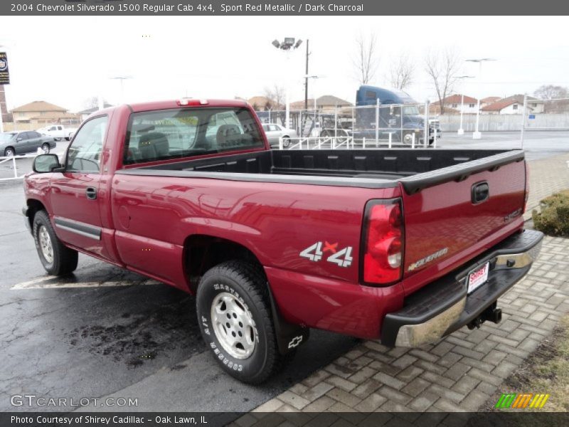 Sport Red Metallic / Dark Charcoal 2004 Chevrolet Silverado 1500 Regular Cab 4x4