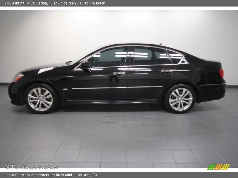 Black Obsidian / Graphite Black 2009 Infiniti M 35 Sedan