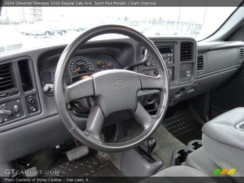 Sport Red Metallic / Dark Charcoal 2004 Chevrolet Silverado 1500 Regular Cab 4x4