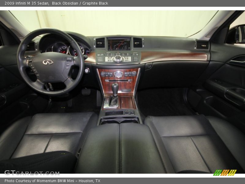 Black Obsidian / Graphite Black 2009 Infiniti M 35 Sedan
