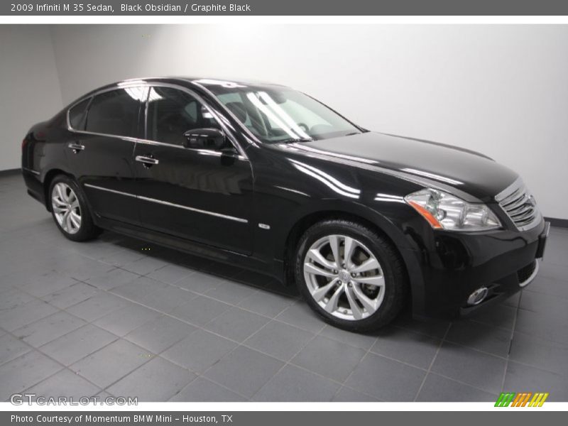 Black Obsidian / Graphite Black 2009 Infiniti M 35 Sedan