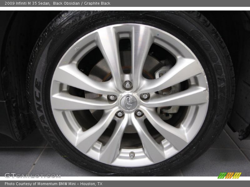 Black Obsidian / Graphite Black 2009 Infiniti M 35 Sedan