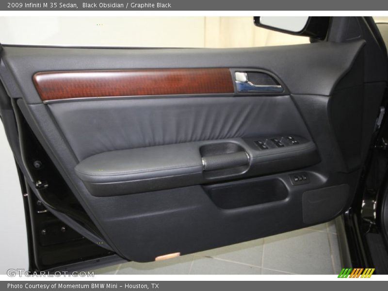 Black Obsidian / Graphite Black 2009 Infiniti M 35 Sedan