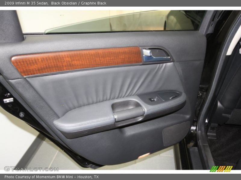 Black Obsidian / Graphite Black 2009 Infiniti M 35 Sedan
