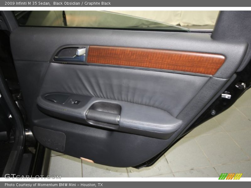 Black Obsidian / Graphite Black 2009 Infiniti M 35 Sedan