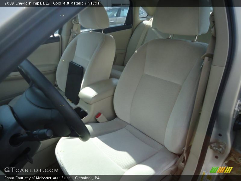 Gold Mist Metallic / Neutral 2009 Chevrolet Impala LS