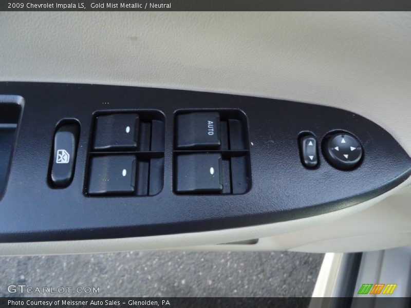 Gold Mist Metallic / Neutral 2009 Chevrolet Impala LS