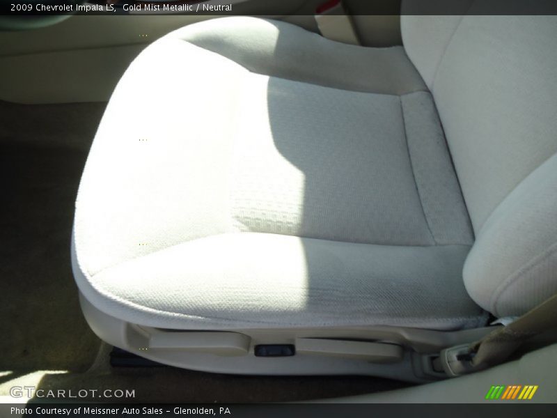 Gold Mist Metallic / Neutral 2009 Chevrolet Impala LS