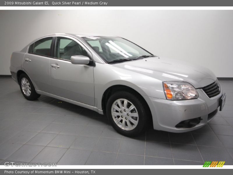 Quick Silver Pearl / Medium Gray 2009 Mitsubishi Galant ES
