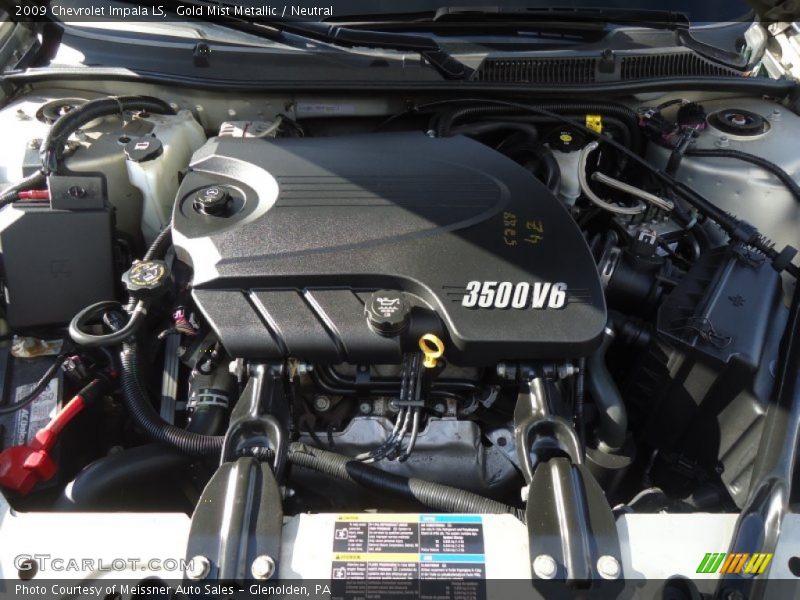 Gold Mist Metallic / Neutral 2009 Chevrolet Impala LS