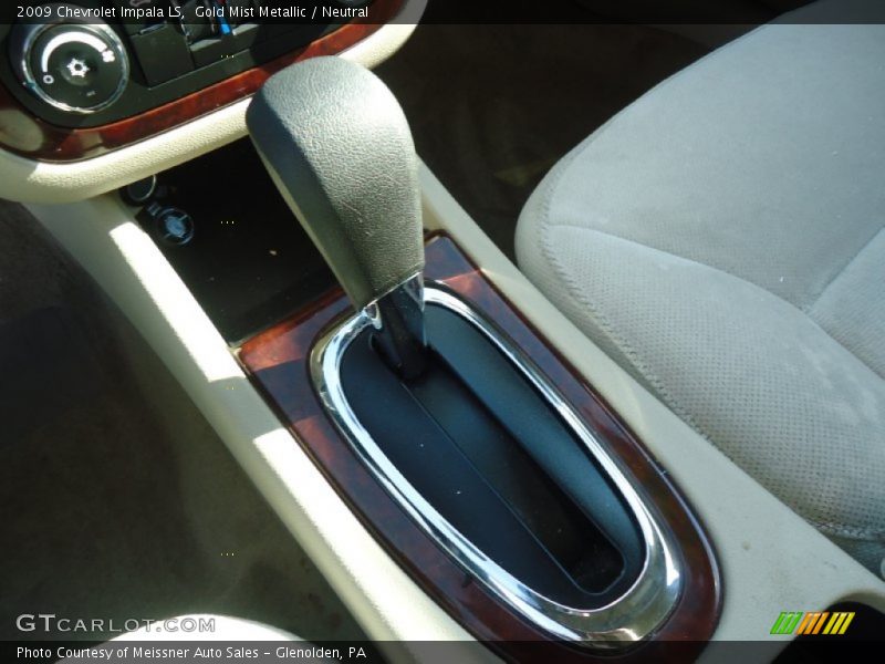 Gold Mist Metallic / Neutral 2009 Chevrolet Impala LS