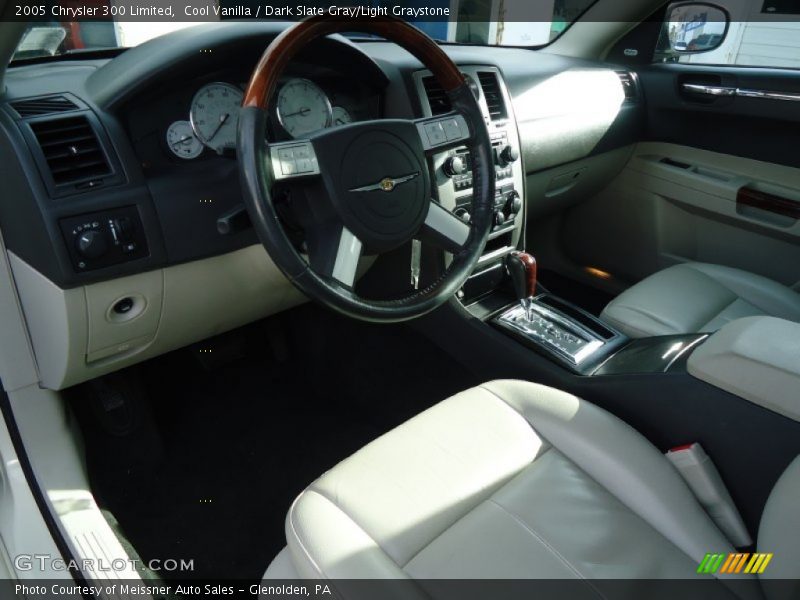 Cool Vanilla / Dark Slate Gray/Light Graystone 2005 Chrysler 300 Limited